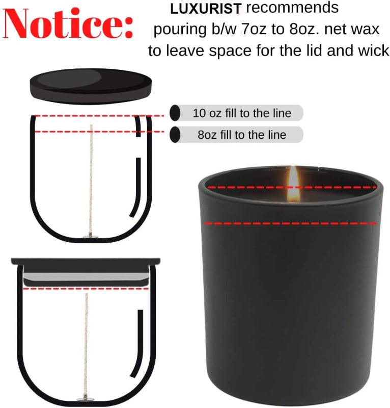 10oz Candle Jar - Black